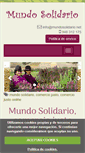 Mobile Screenshot of mundosolidario.net